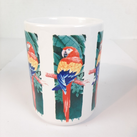🔥Tropical Parrot Design Coffee Mug By Paul Brent CUPPA - Picture 2 of 5